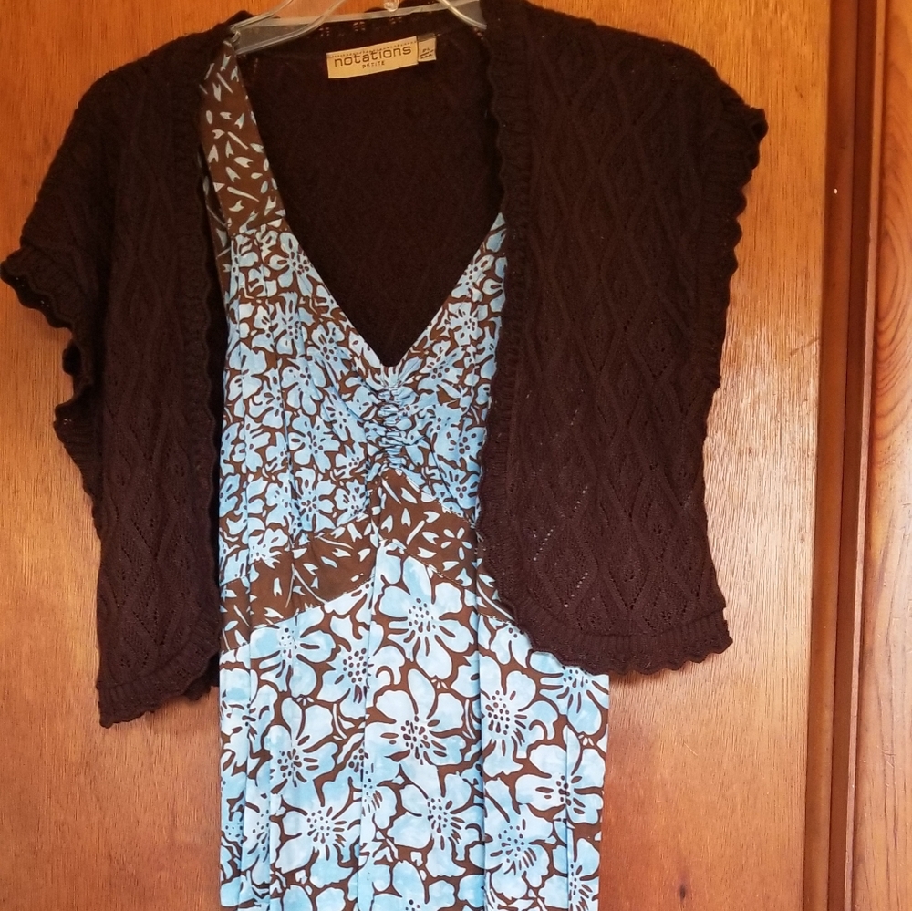 dress with cover up
